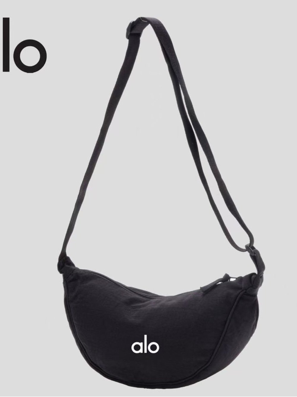 ALO Yoga Black Crescent Crossbody Bag